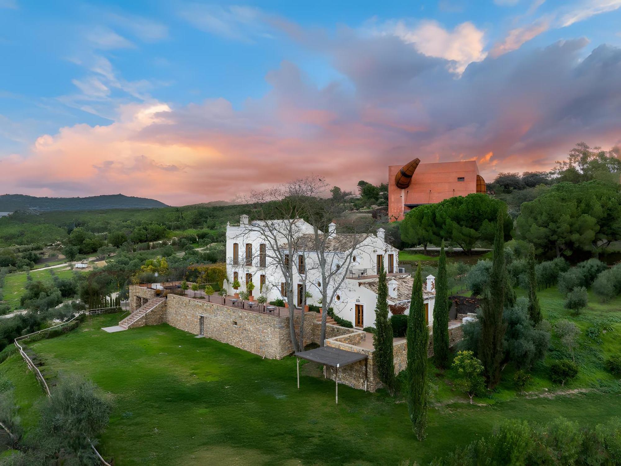 Villa con vistas al jardín